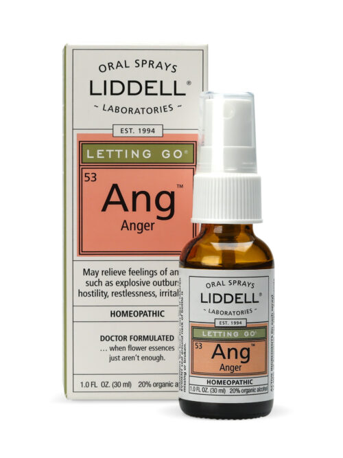 Anger homeopathic remedy small spray bottle