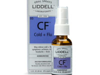 Cold + Flu homeopathic remedy small spray bottle