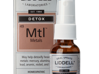 Metals detox homeopathic remedy small spray bottle