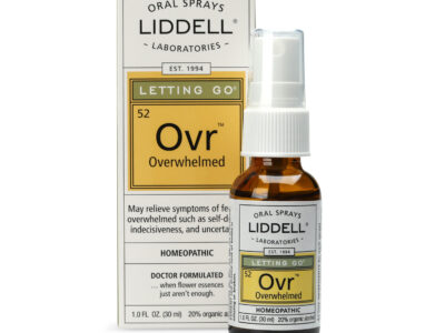 Overwhelmed homeopathic remedy small spray bottle