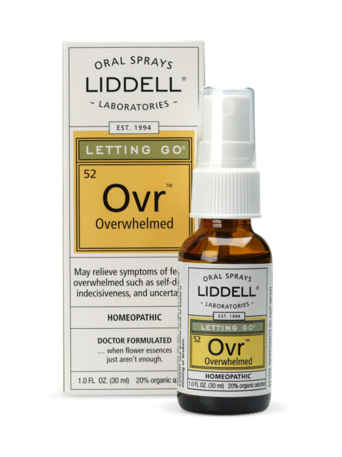 Overwhelmed homeopathic remedy small spray bottle