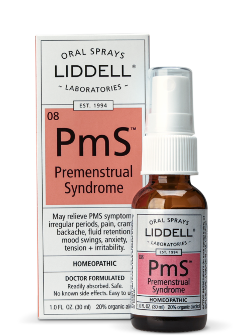 premenstrual syndrome homeopathic remedy small spray bottle