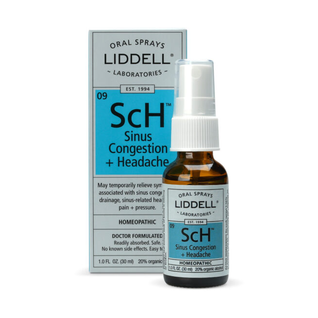 Sinus Congestion + Headache homeopathic remedy small spray bottle