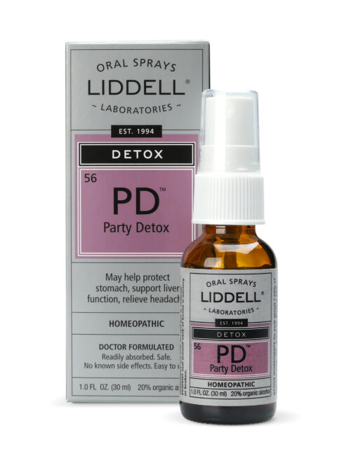 Party Detox homeopathic remedy small spray bottle