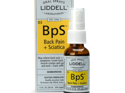 Back Pain + Sciatica homeopathic remedy small spray bottle