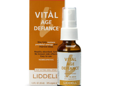 Vital Age Defiance homeopathic remedy small spray bottle