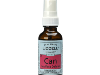 Fem Flora Defense homeopathic remedy small spray bottle